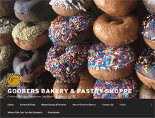 Tablet Screenshot of goobersbakery.com